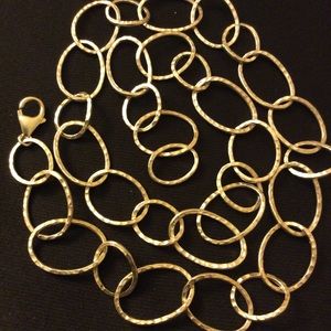 Silpada Multi Size Hammered Link Chan